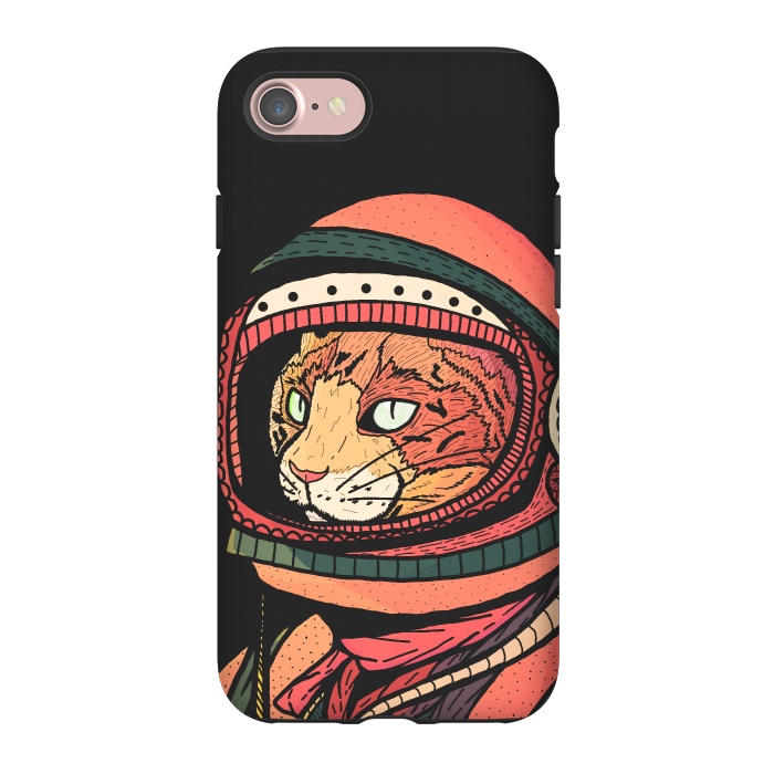 iPhone 7 StrongFit The ginger space cat by Steve Wade (Swade)