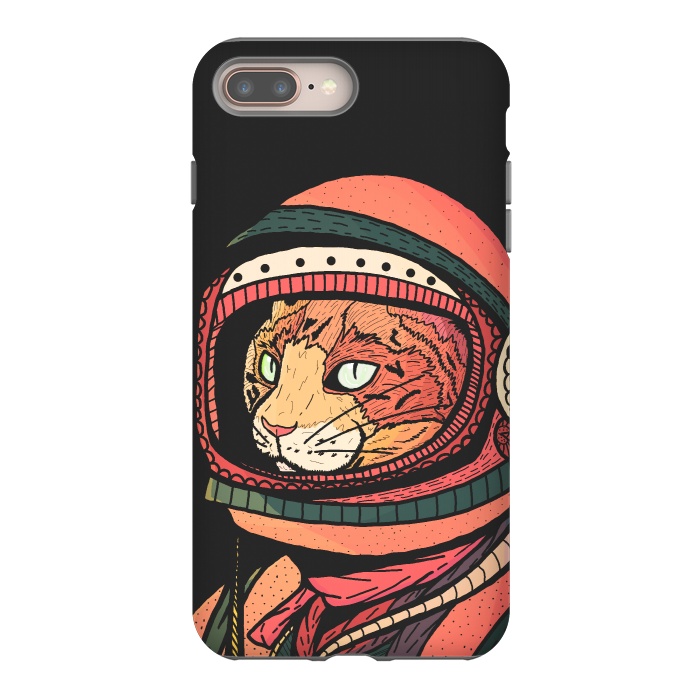 iPhone 7 plus StrongFit The ginger space cat by Steve Wade (Swade)