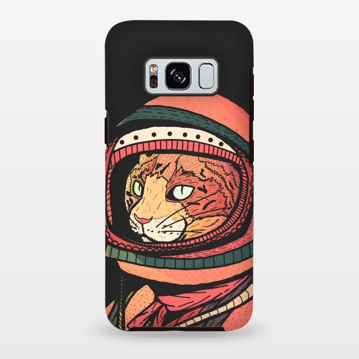 Galaxy S8 plus StrongFit The ginger space cat by Steve Wade (Swade)