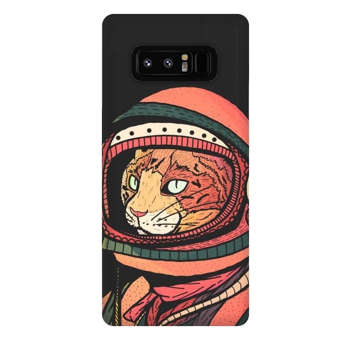 Galaxy Note 8 StrongFit The ginger space cat by Steve Wade (Swade)