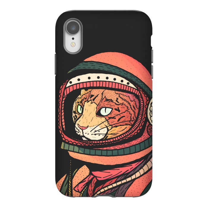 iPhone Xr StrongFit The ginger space cat by Steve Wade (Swade)
