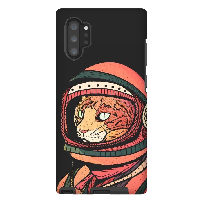 Galaxy Note 10 plus StrongFit The ginger space cat by Steve Wade (Swade)