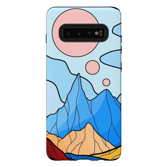 Galaxy S10 plus StrongFit The 3 moons and the blue peak by Steve Wade (Swade)
