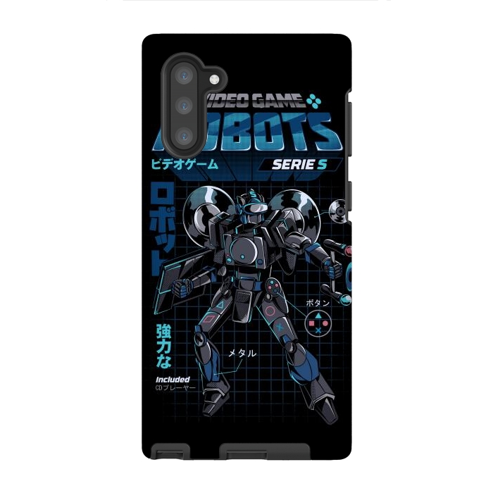 Galaxy Note 10 StrongFit Video Game Robot - Model S by Ilustrata