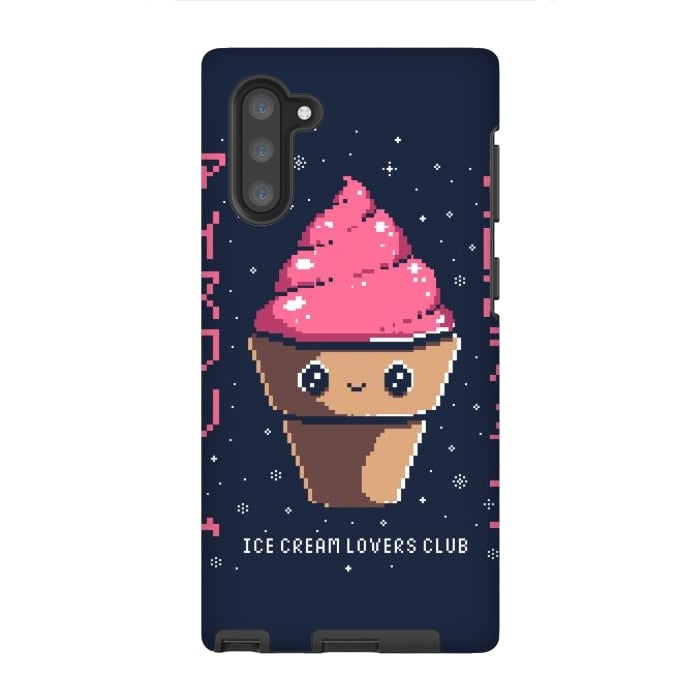 Galaxy Note 10 StrongFit Ice cream lovers club by Ilustrata