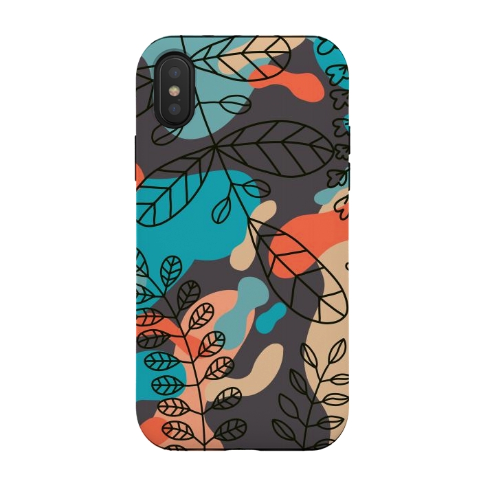 iPhone Xs / X StrongFit Sutera Floral 2 by Hanny Agustine