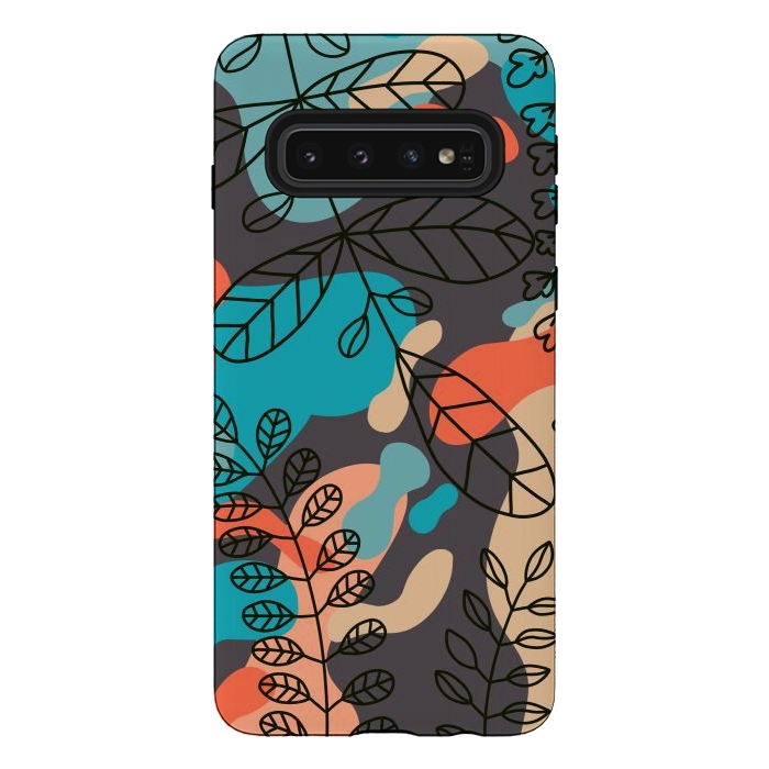 Galaxy S10 StrongFit Sutera Floral 2 by Hanny Agustine