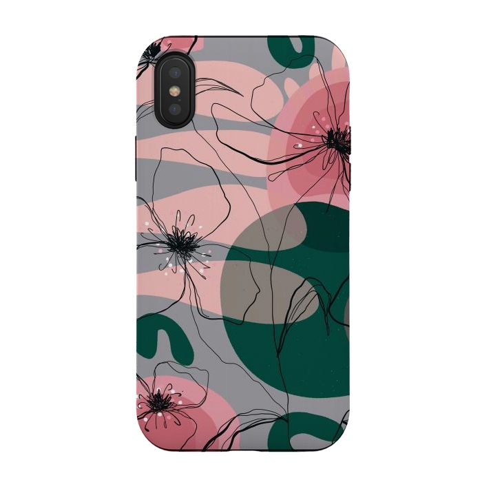 iPhone Xs / X StrongFit Shakira Grey by Hanny Agustine