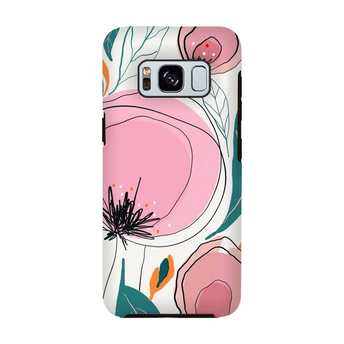 Galaxy S8 StrongFit Cotona Florals by Hanny Agustine