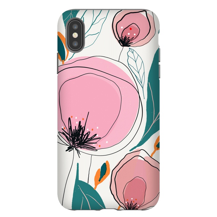 iPhone Xs Max StrongFit Cotona Florals by Hanny Agustine