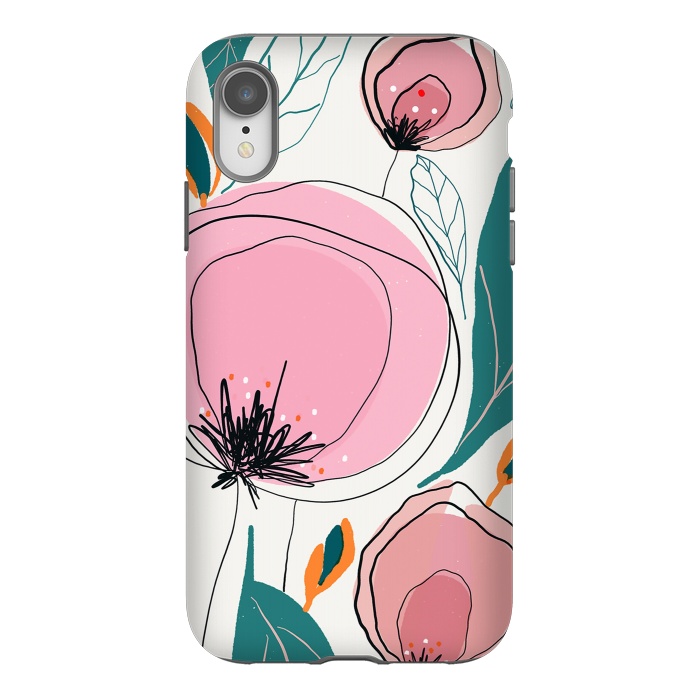 iPhone Xr StrongFit Cotona Florals by Hanny Agustine