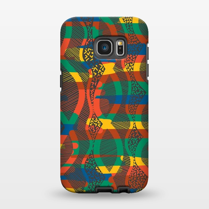 Galaxy S7 EDGE StrongFit African Lineart by Hanny Agustine