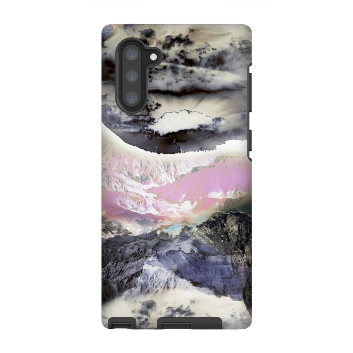 Galaxy Note 10 StrongFit Mountain landscape digital art by Oana 