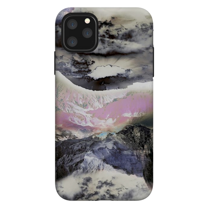 iPhone 11 Pro Max StrongFit Mountain landscape digital art by Oana 