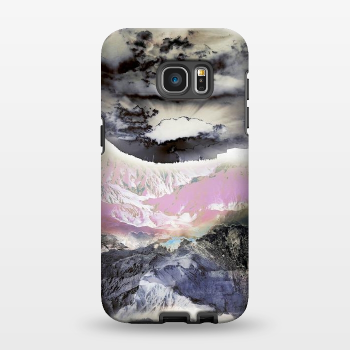 Galaxy S7 EDGE StrongFit Mountain landscape digital art by Oana 