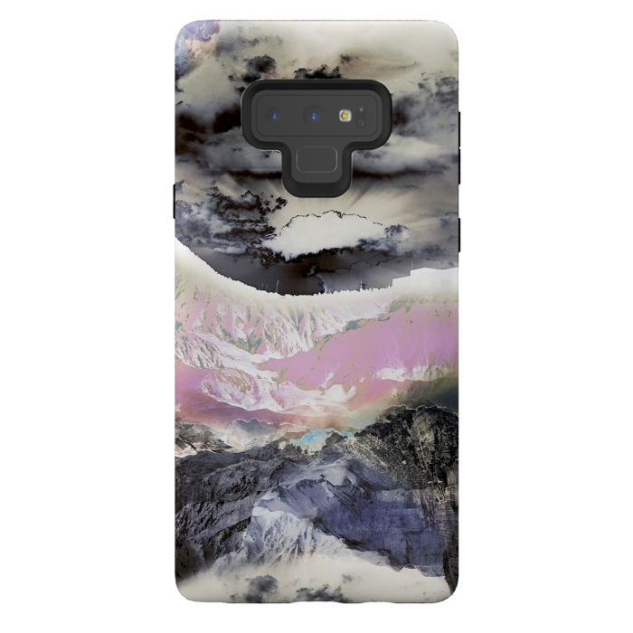 Galaxy Note 9 StrongFit Mountain landscape digital art by Oana 