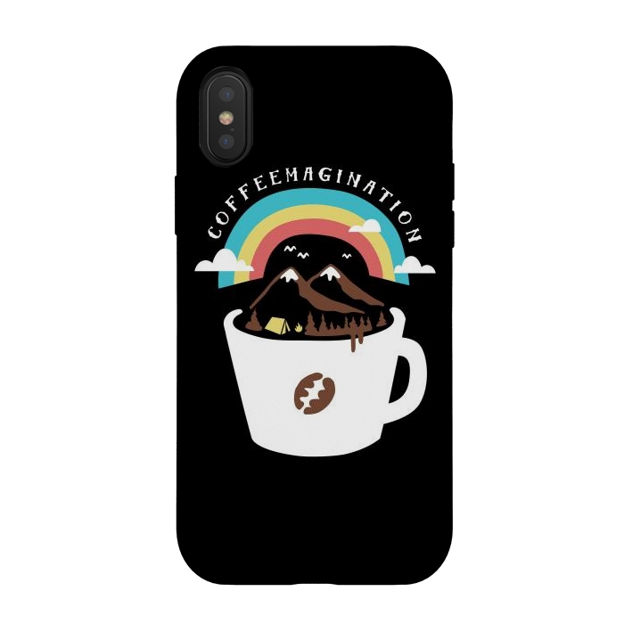 iPhone Xs / X StrongFit Coffeemagination 2 by Afif Quilimo