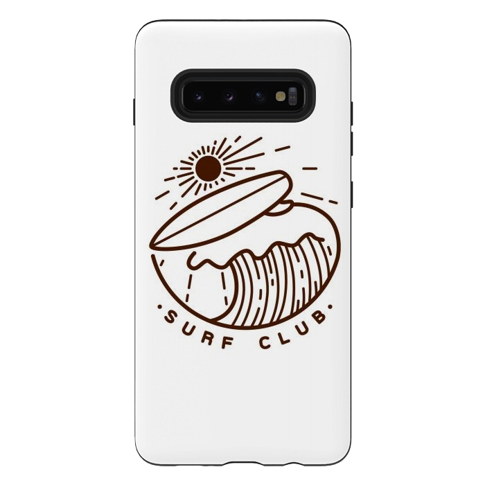 Galaxy S10 plus StrongFit Surf Club by Afif Quilimo