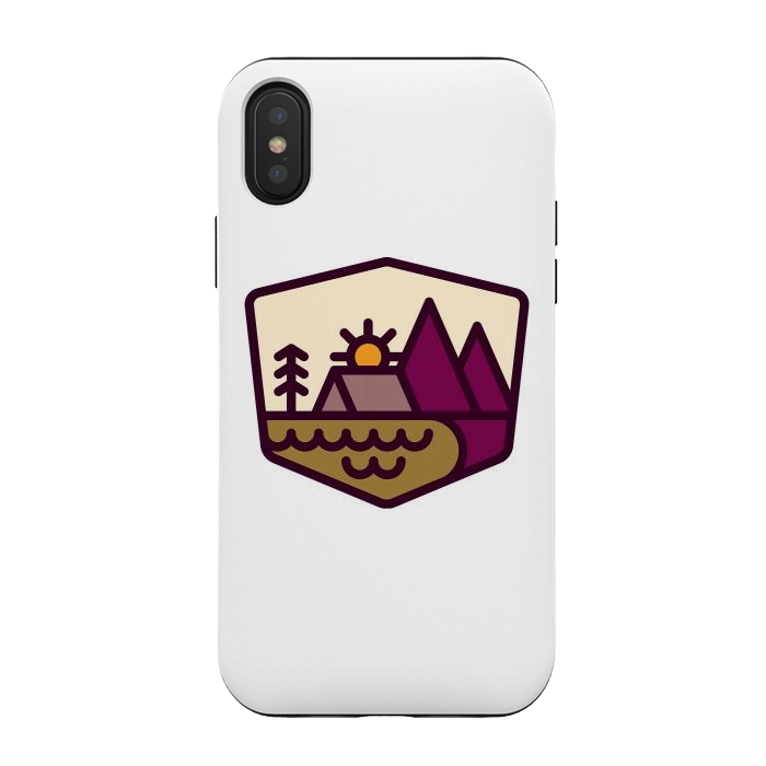 iPhone Xs / X StrongFit Nature Lover by Afif Quilimo