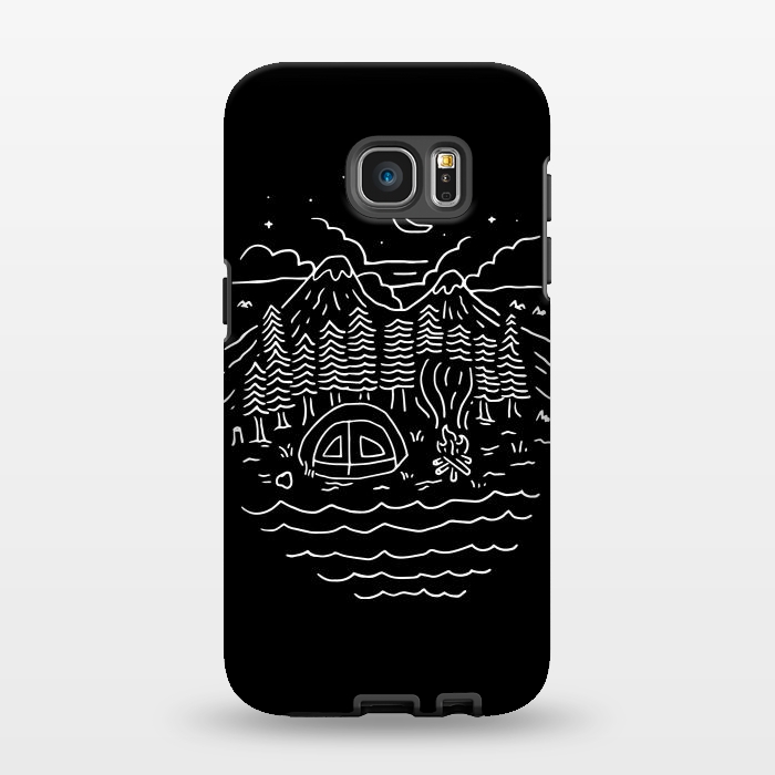 Galaxy S7 EDGE StrongFit The Great Outdoors (for dark) by Afif Quilimo