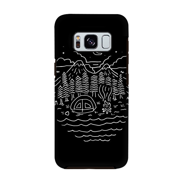 Galaxy S8 StrongFit The Great Outdoors (for dark) by Afif Quilimo