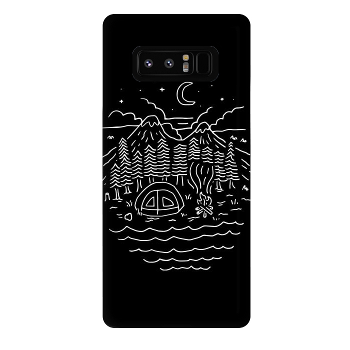 Galaxy Note 8 StrongFit The Great Outdoors (for dark) by Afif Quilimo