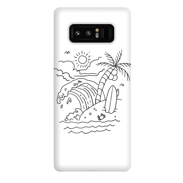 Galaxy Note 8 StrongFit The Waves are Calling by Afif Quilimo