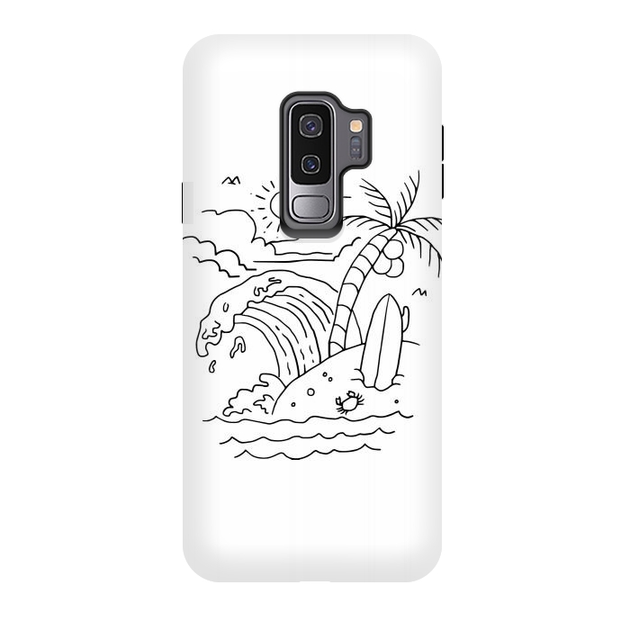 Galaxy S9 plus StrongFit The Waves are Calling by Afif Quilimo