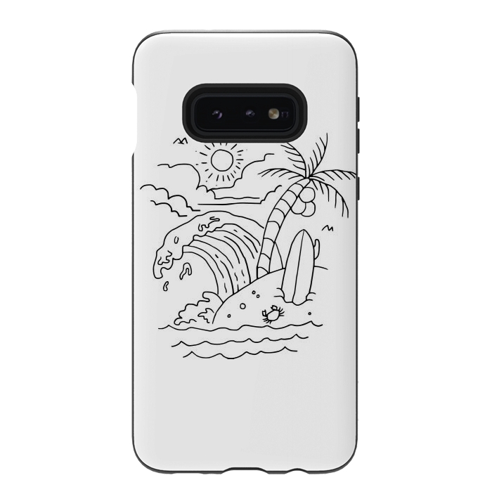 Galaxy S10e StrongFit The Waves are Calling by Afif Quilimo