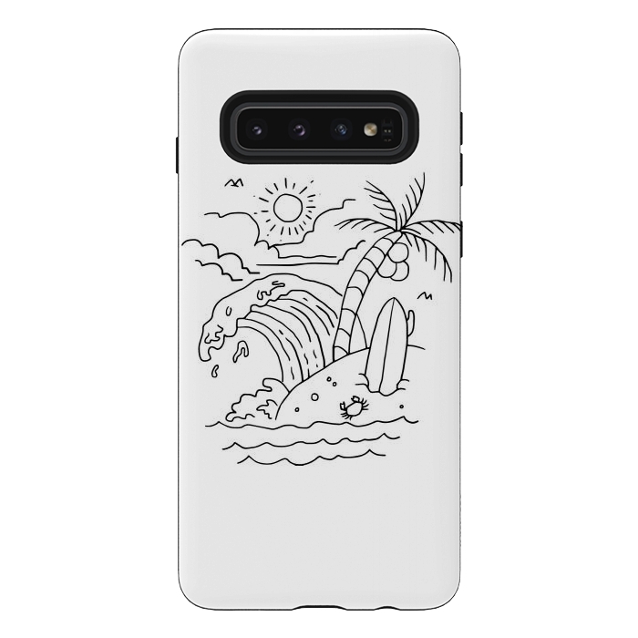 Galaxy S10 StrongFit The Waves are Calling by Afif Quilimo
