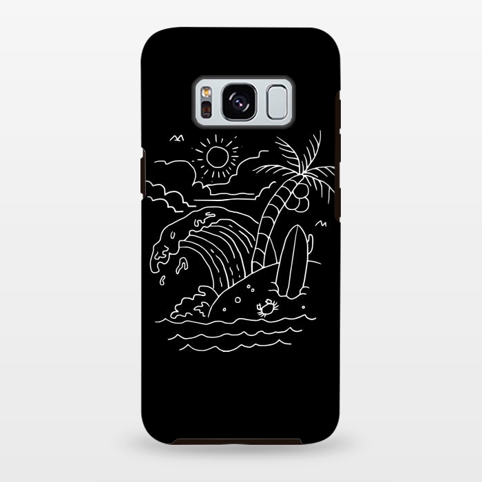 Galaxy S8 plus StrongFit The Waves are Calling ( for dark) by Afif Quilimo