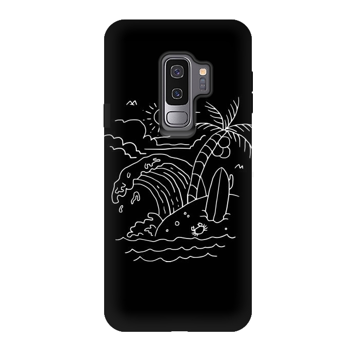 Galaxy S9 plus StrongFit The Waves are Calling ( for dark) by Afif Quilimo