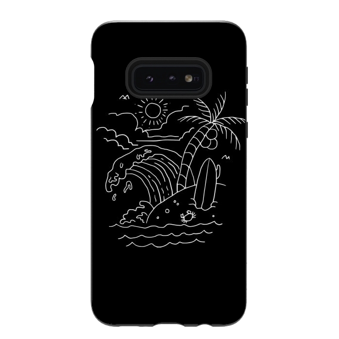 Galaxy S10e StrongFit The Waves are Calling ( for dark) by Afif Quilimo