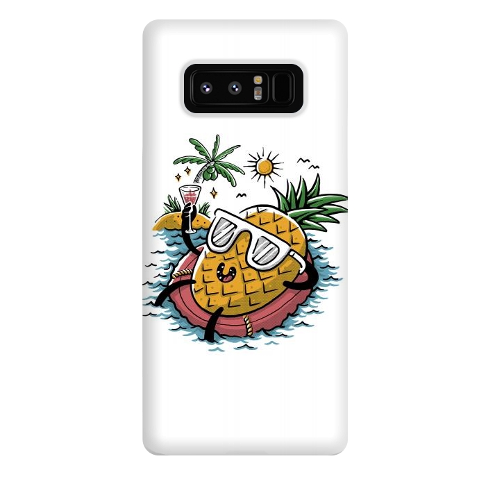 Galaxy Note 8 StrongFit Pineapple Relaxing by Afif Quilimo