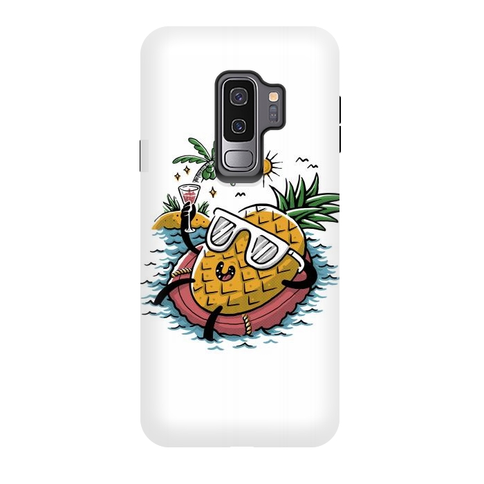 Galaxy S9 plus StrongFit Pineapple Relaxing by Afif Quilimo