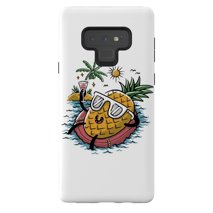 Galaxy Note 9 StrongFit Pineapple Relaxing by Afif Quilimo