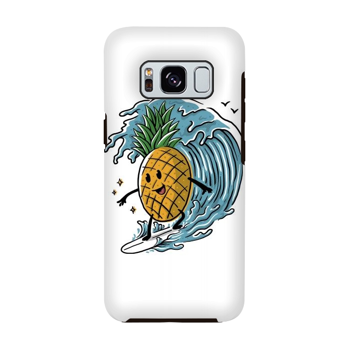 Galaxy S8 StrongFit Pineapple Surfing by Afif Quilimo