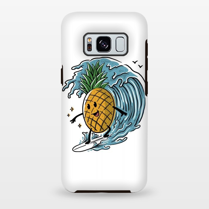 Galaxy S8 plus StrongFit Pineapple Surfing by Afif Quilimo