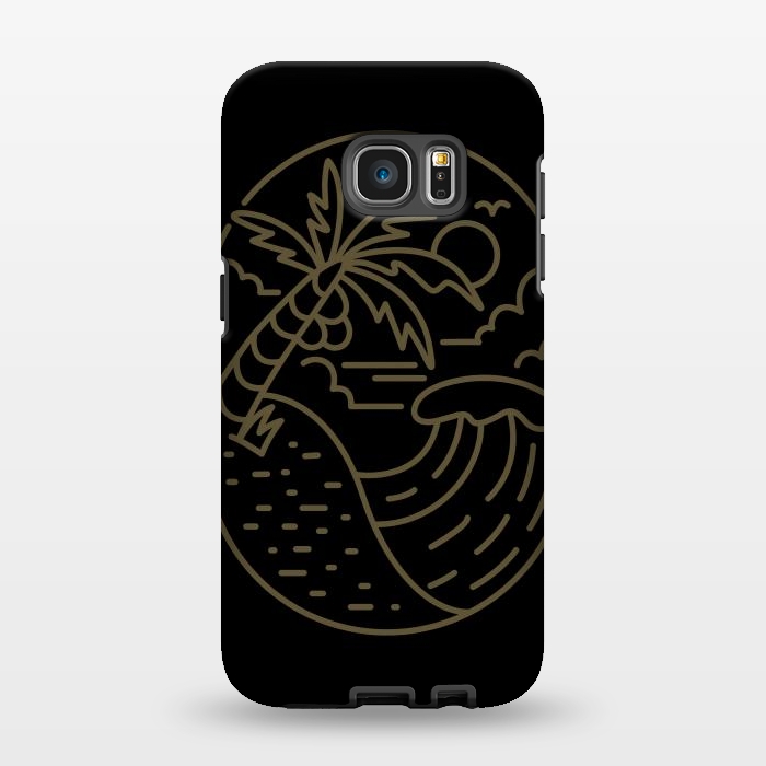 Galaxy S7 EDGE StrongFit Great Wave by Afif Quilimo