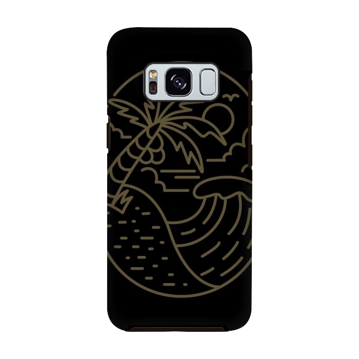Galaxy S8 StrongFit Great Wave by Afif Quilimo