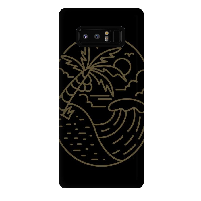 Galaxy Note 8 StrongFit Great Wave by Afif Quilimo
