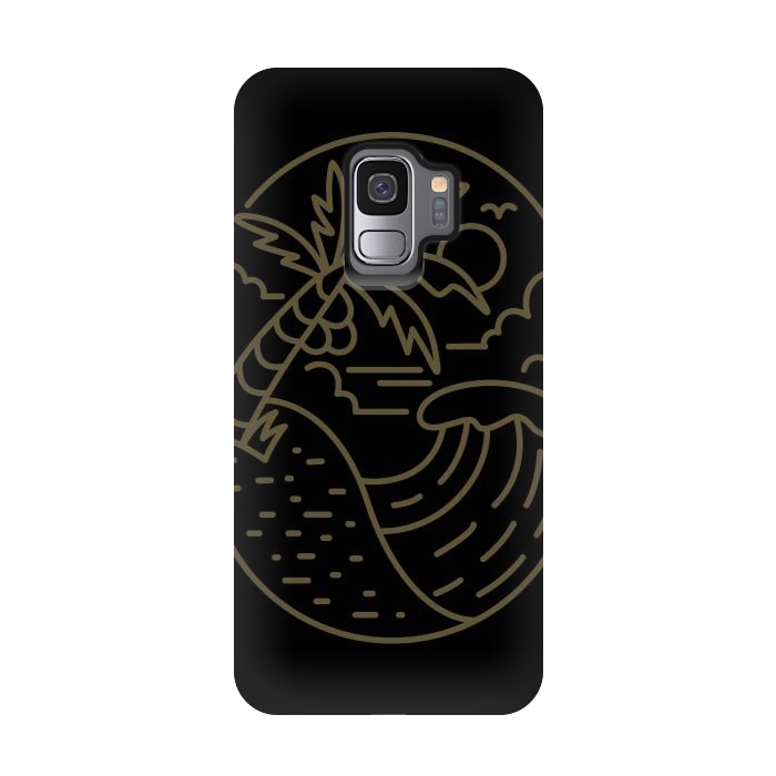 Galaxy S9 StrongFit Great Wave by Afif Quilimo