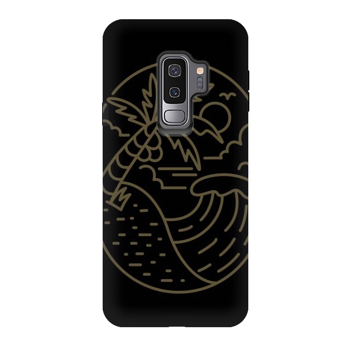 Galaxy S9 plus StrongFit Great Wave by Afif Quilimo