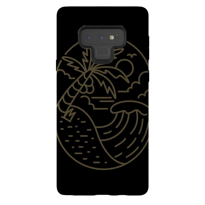 Galaxy Note 9 StrongFit Great Wave by Afif Quilimo
