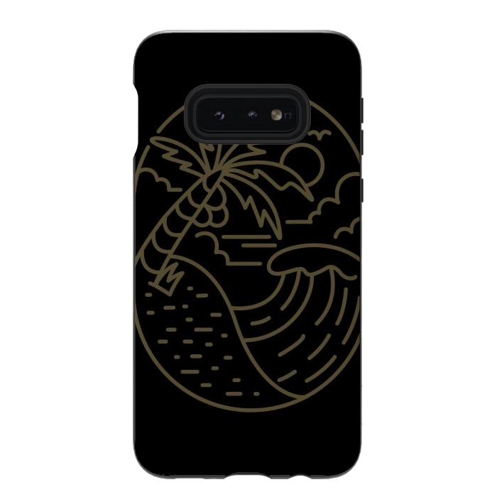 Galaxy S10e StrongFit Great Wave by Afif Quilimo