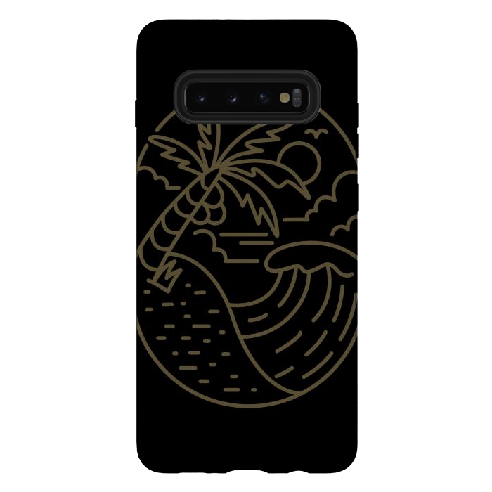 Galaxy S10 plus StrongFit Great Wave by Afif Quilimo