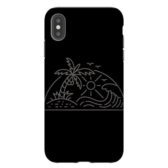 iPhone Xs Max StrongFit Sun & Wave by Afif Quilimo