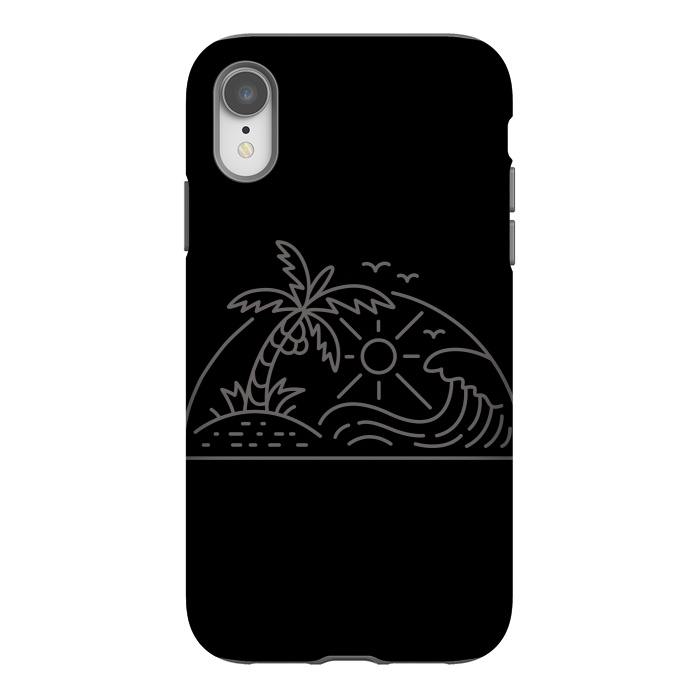 iPhone Xr StrongFit Sun & Wave by Afif Quilimo