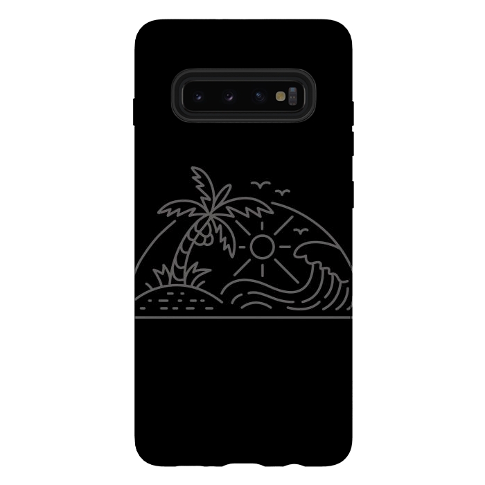 Galaxy S10 plus StrongFit Sun & Wave by Afif Quilimo