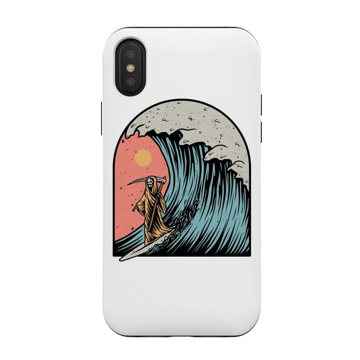 iPhone Xs / X StrongFit Wave Conqueror by Afif Quilimo